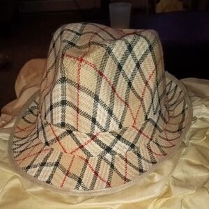 Marshalls Tan and Red Plaid Men's Hat